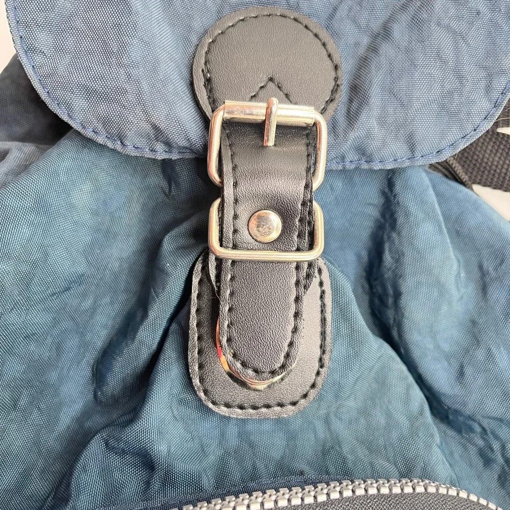 Polar Graphics USA Travel Gear Blue Nylon Horse Embroidered Backpack Bag